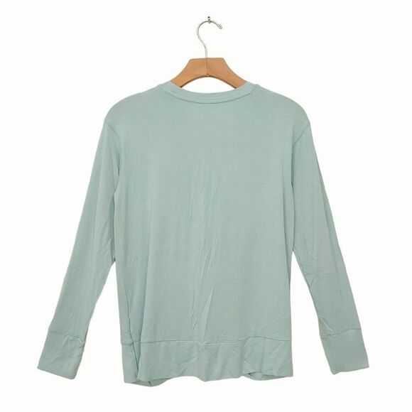 Rumi+Ryder Tee Girls Youth XL 16 Green Long Sleeve Twist Front Soft Fabric - Picture 5 of 12